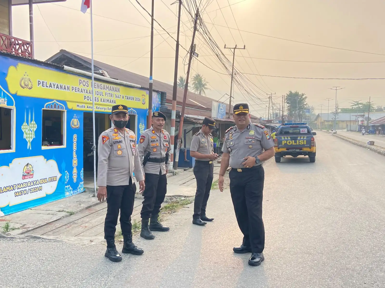 Wakapolres Kaimana Turun ke Jalan, Pastikan Pengaturan Pagi Berjalan Humanis